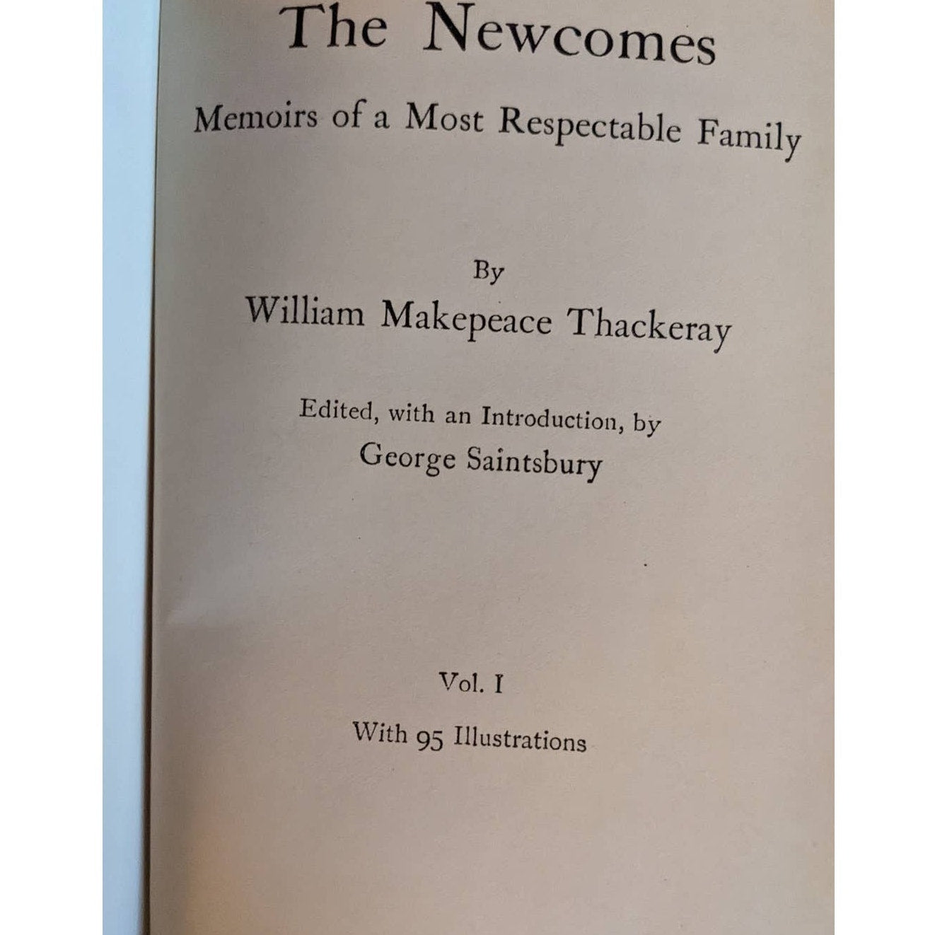 Antiquarian 1864 The Newcomes 2 Vol Memoirs Of A Most Respected Family Thackeray