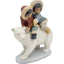 Lladro Figurine Eskimo Rider 2270 Inuit Children Riding Polar Bear Winter Retire