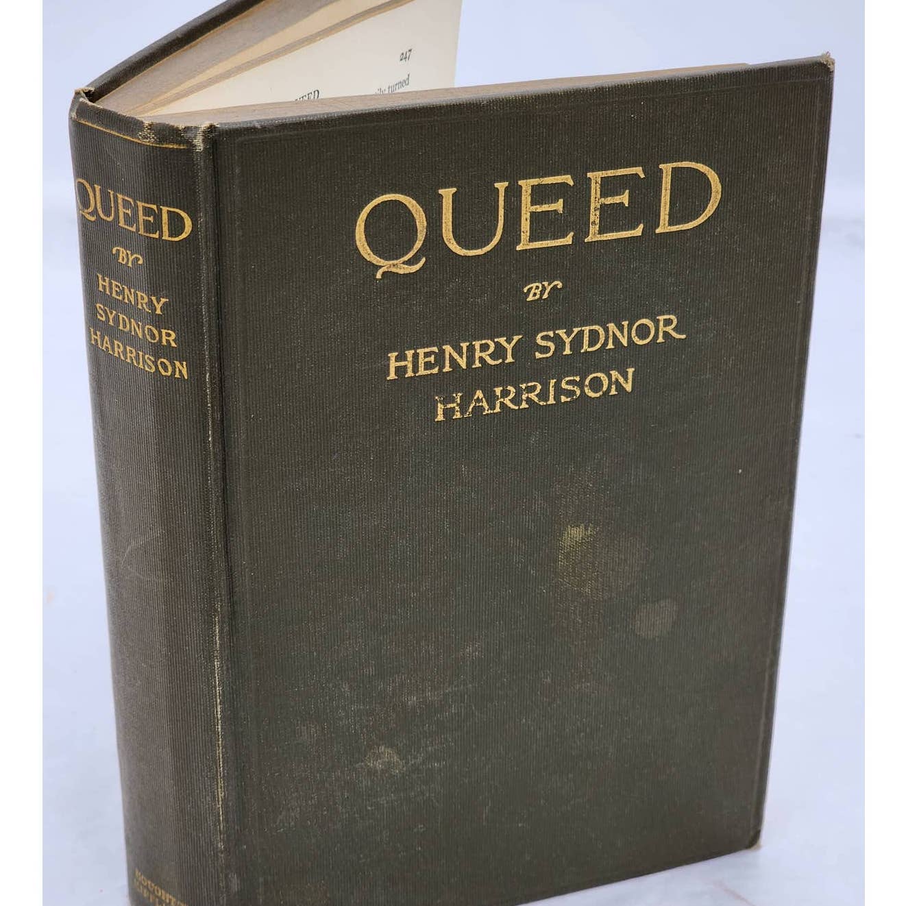 Queed By Henry Sydnor Harrison 8th Impression Antiquarian 1911