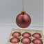 Sparkling Creation Rose Gold Christmas Tree Ornaments Shatterproof Baubles Set 9