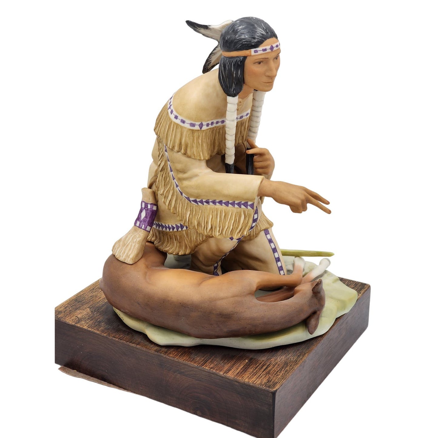 Cybis Onandaga ‘Hiawatha’ Helen Granger Young Native American Style Porcelain