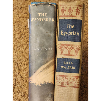 Mika Waltari Books 2 Wanderer And Egyptian Hardcover Historical Fiction Vintage