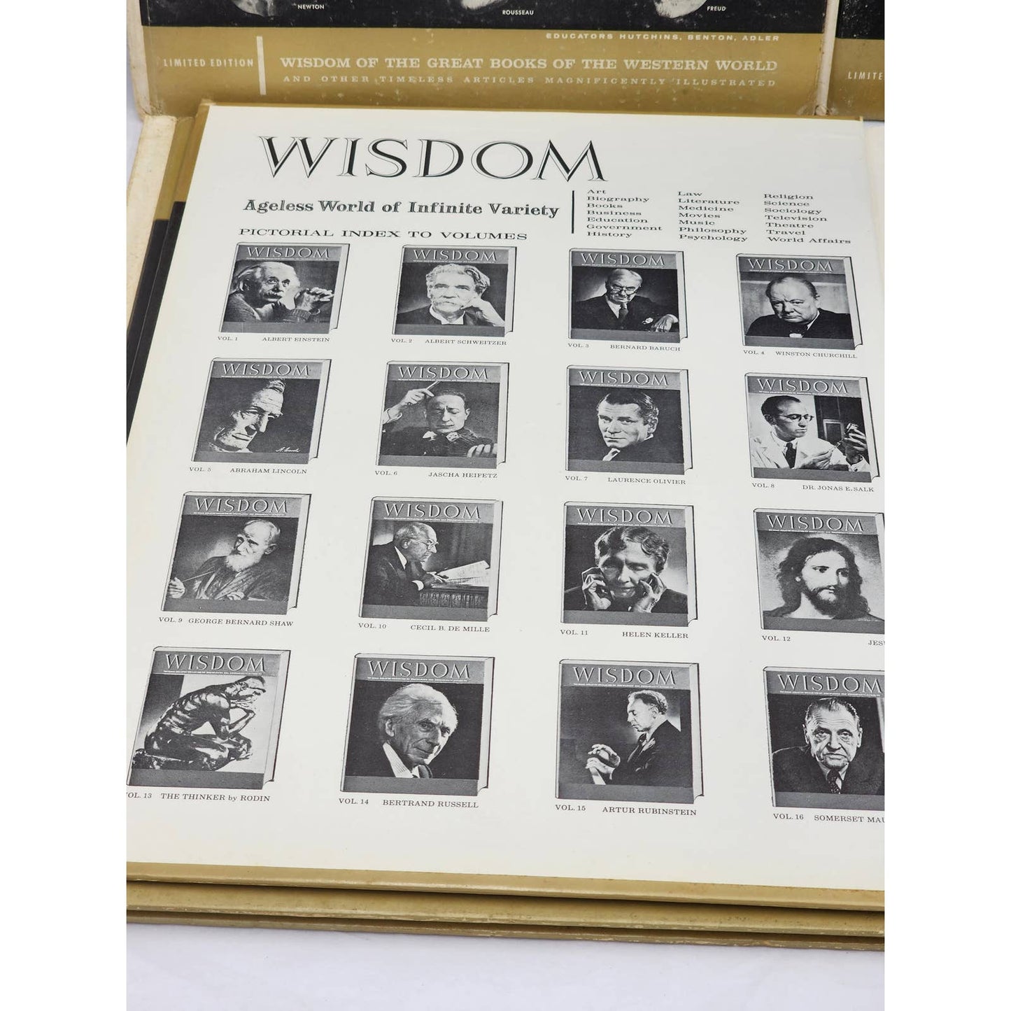 Lot Wisdom Magazine Of Knowledge For Lifetime Learning Education Hardcover