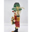 Nutcracker Drummer Vintage Christmas Collectible Decor Green Hat Feather 14"