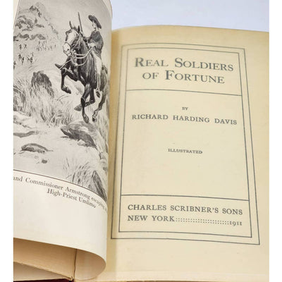 Real Soldiers Of Fortune By Richard Harding Davis Short Stories Antiquarian 1911