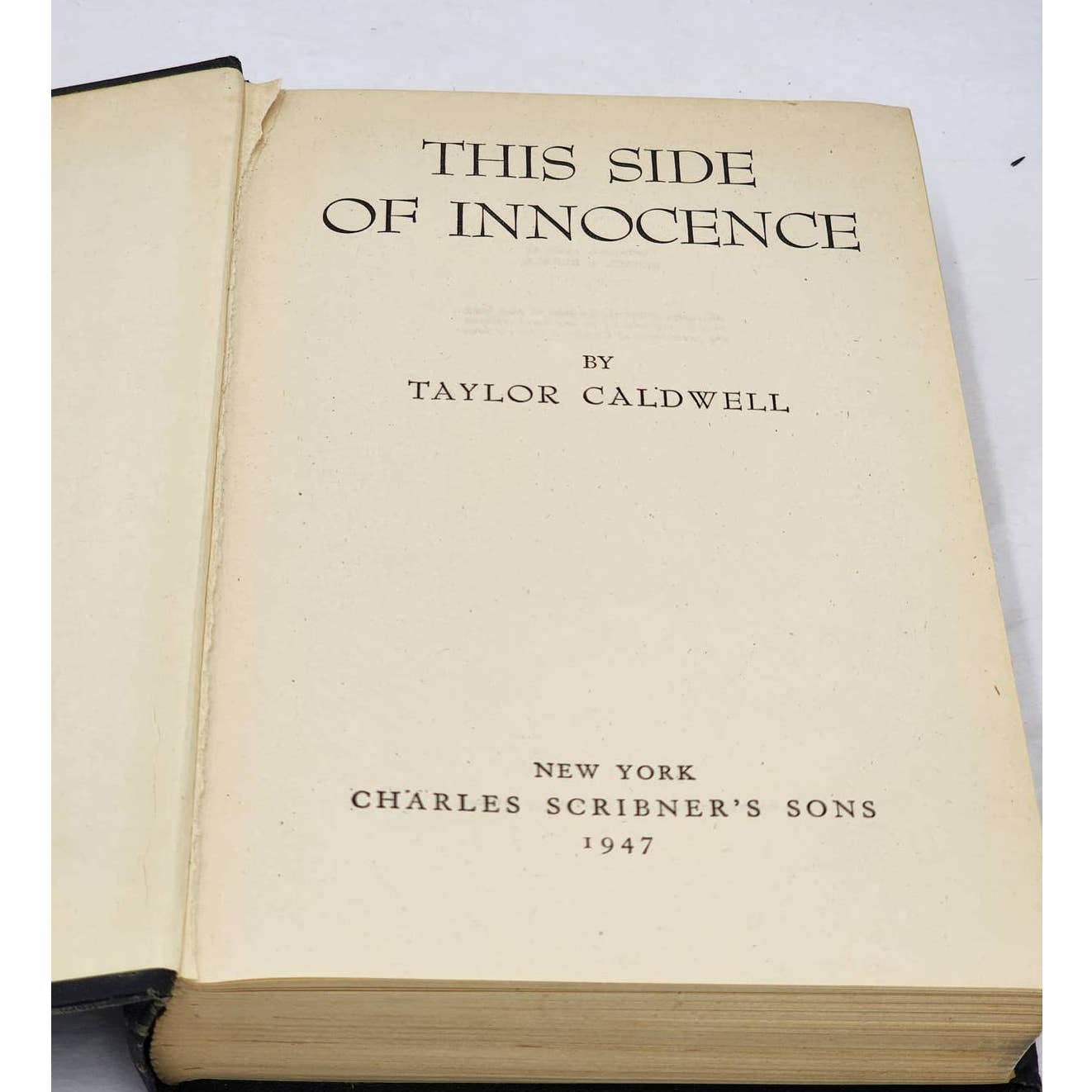 This Side Of Innocence By Taylor Caldwell Historical Romance Vintage 1947