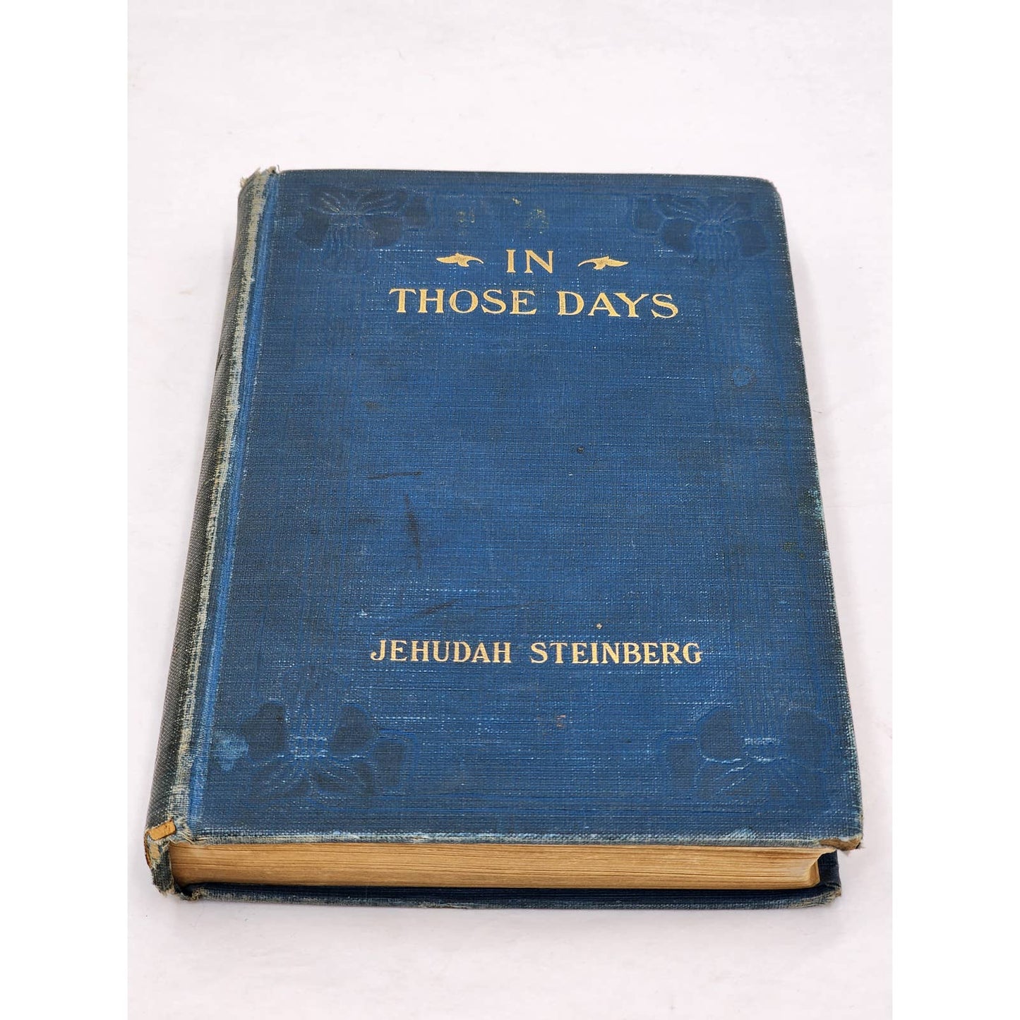 In Those Days Story Of An Old Man By Jehudah Steinberg Jewish Antiquarian 1915