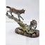 Kitty Cantrell Legends Bronze Mixed Media Sculpture Missed By Hare Wolf Wildlife