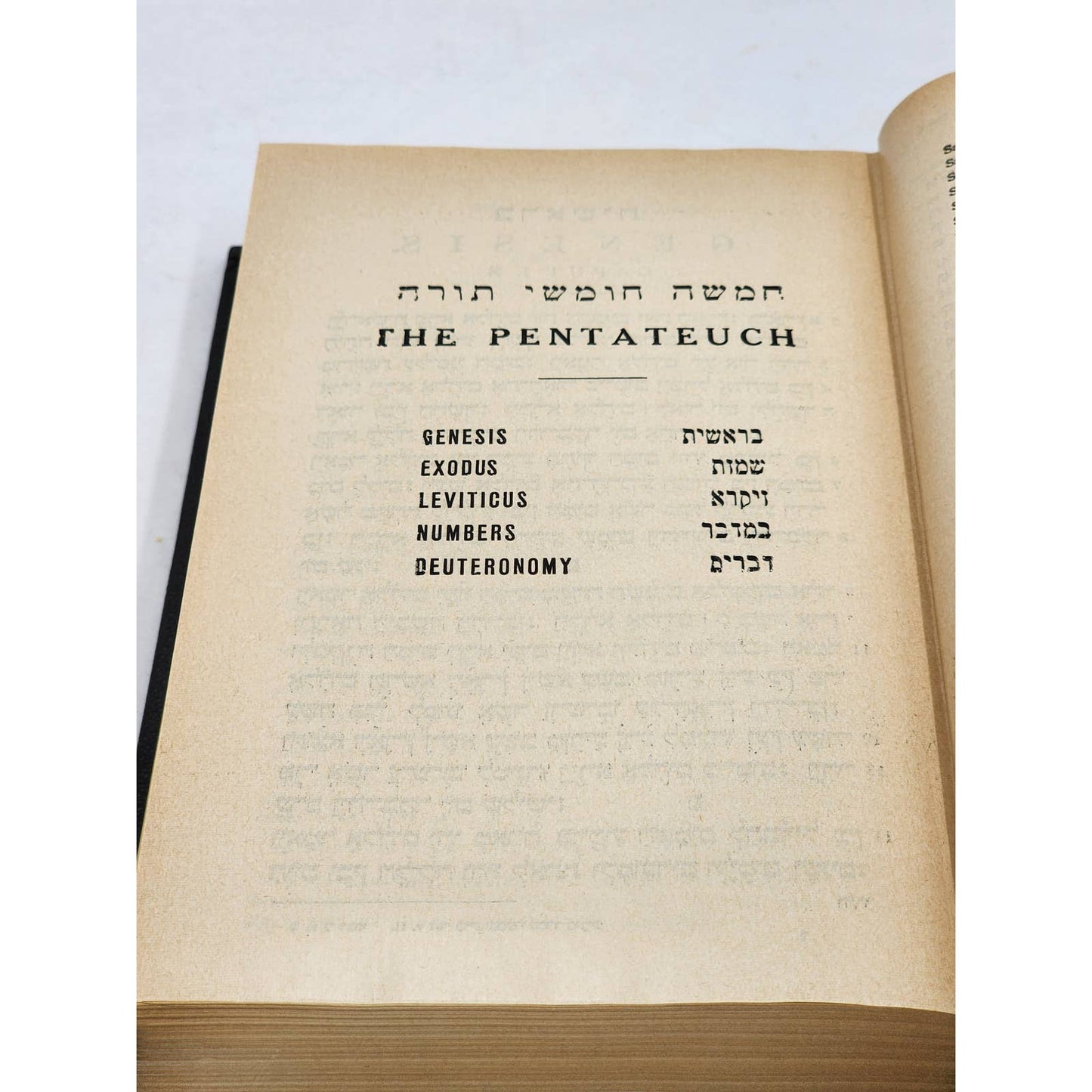 The Pentateuch With Haftoroth Five Megiloth By Alexander Harkavy Vintage 1928