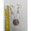 Dangle Drop Earrings Pair Women White Elegant Classy Fashion Jewelry