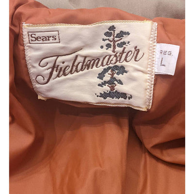 VTG Sears Fieldmaster Hooded Jacket Size Large Thinsulate Storm Shed Stormproof