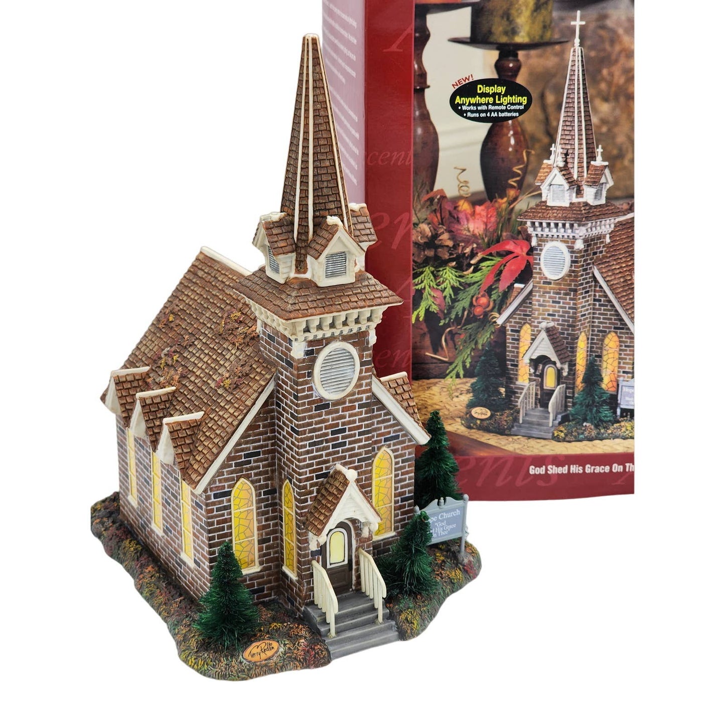 Dept 56 Village Accents Church Terry Redline God Shed His Grace On Thee 56.59173