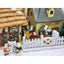 Vintage Christmas Village 12PC Building Church Bakery General Store People W/Box