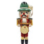 Nutcracker Drummer Vintage Christmas Collectible Decor Green Hat Feather 14"