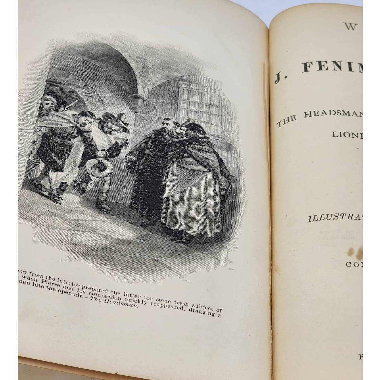 Works Of J Fenimore Cooper Volume 10 Headsman Lionel Lincoln Heidenmaurer 1891