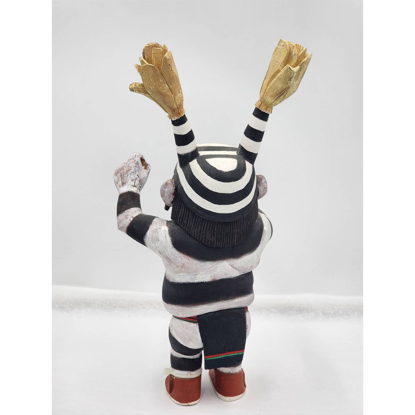 Kachina Doll Hopi Clown Neil David Vintage Native American Kewa Koyala Signed 15"