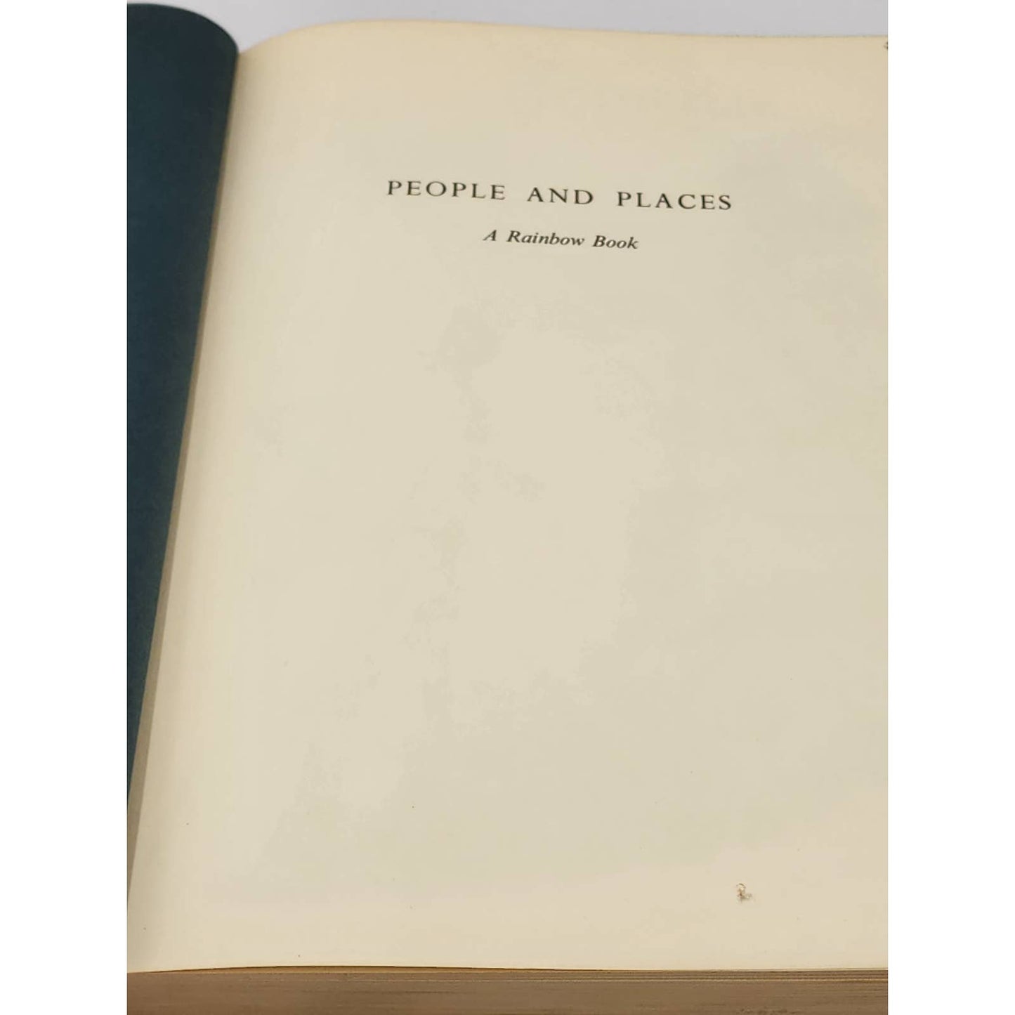 People And Places By Margaret Mead Illustrated Cultures Round World Vintage 1959