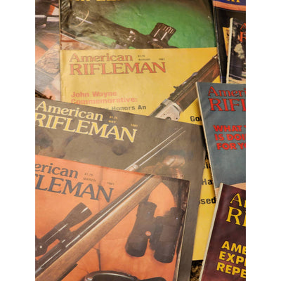 1981 The American Rifleman Magazine Lot 9 Vintage American History Hunting NRA
