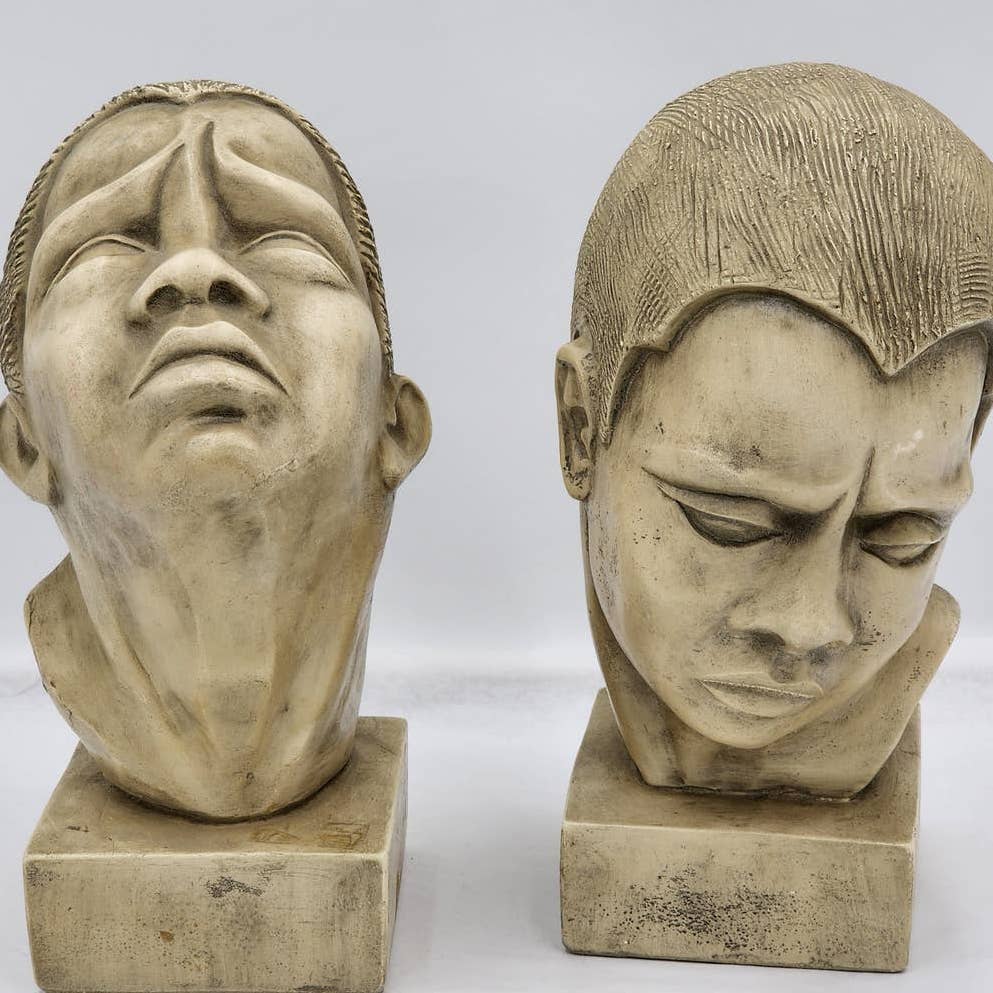 Esco Busts Marie Brower Yearning for Freedom Sculpture Statue Civil Rights 1961