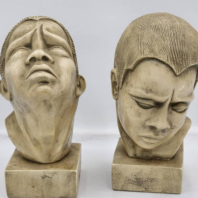 Esco Busts Marie Brower Yearning for Freedom Sculpture Statue Civil Rights 1961