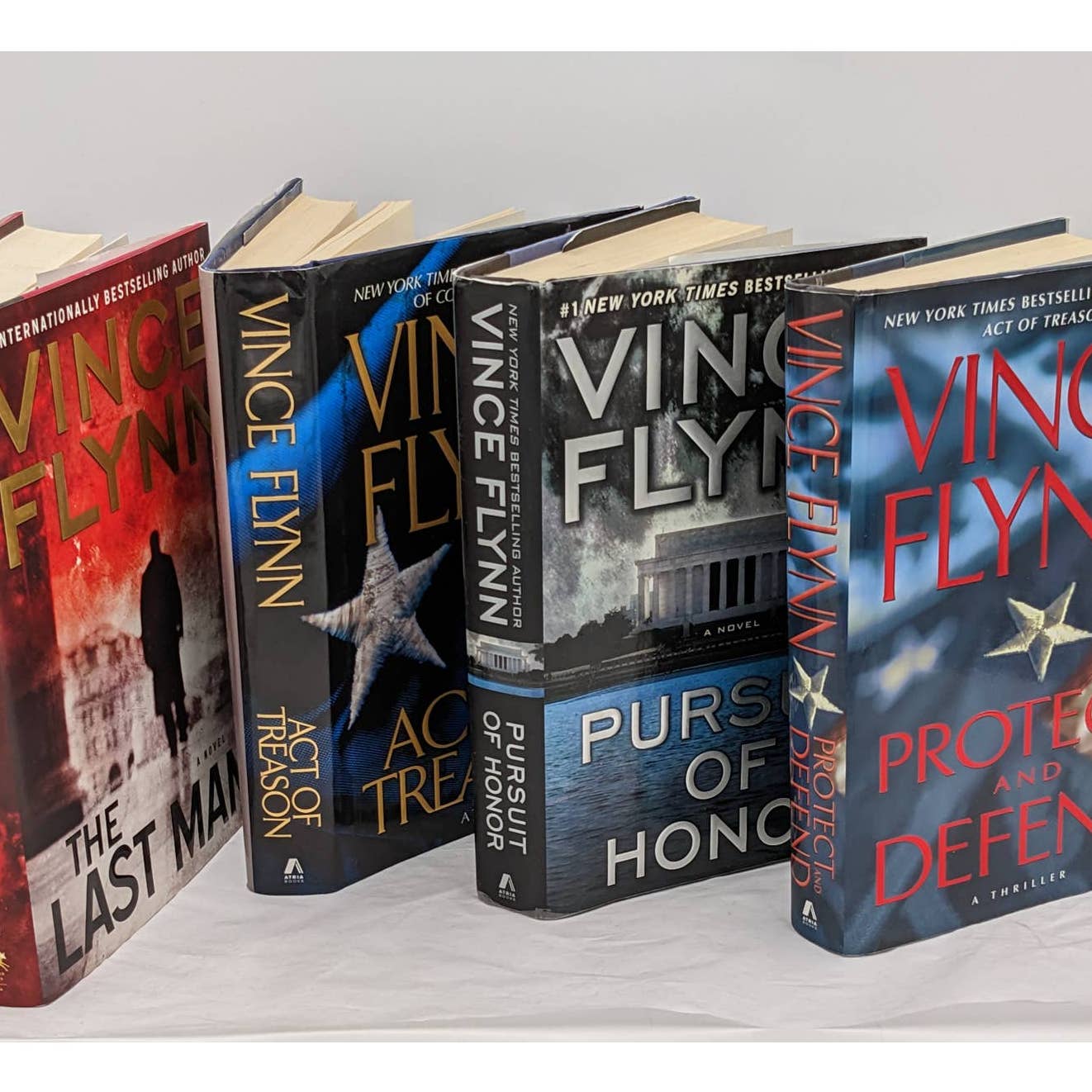 Vince Flynn Book Lot Pursuit Of Honor Last Man Protect Defend Act Of Treason