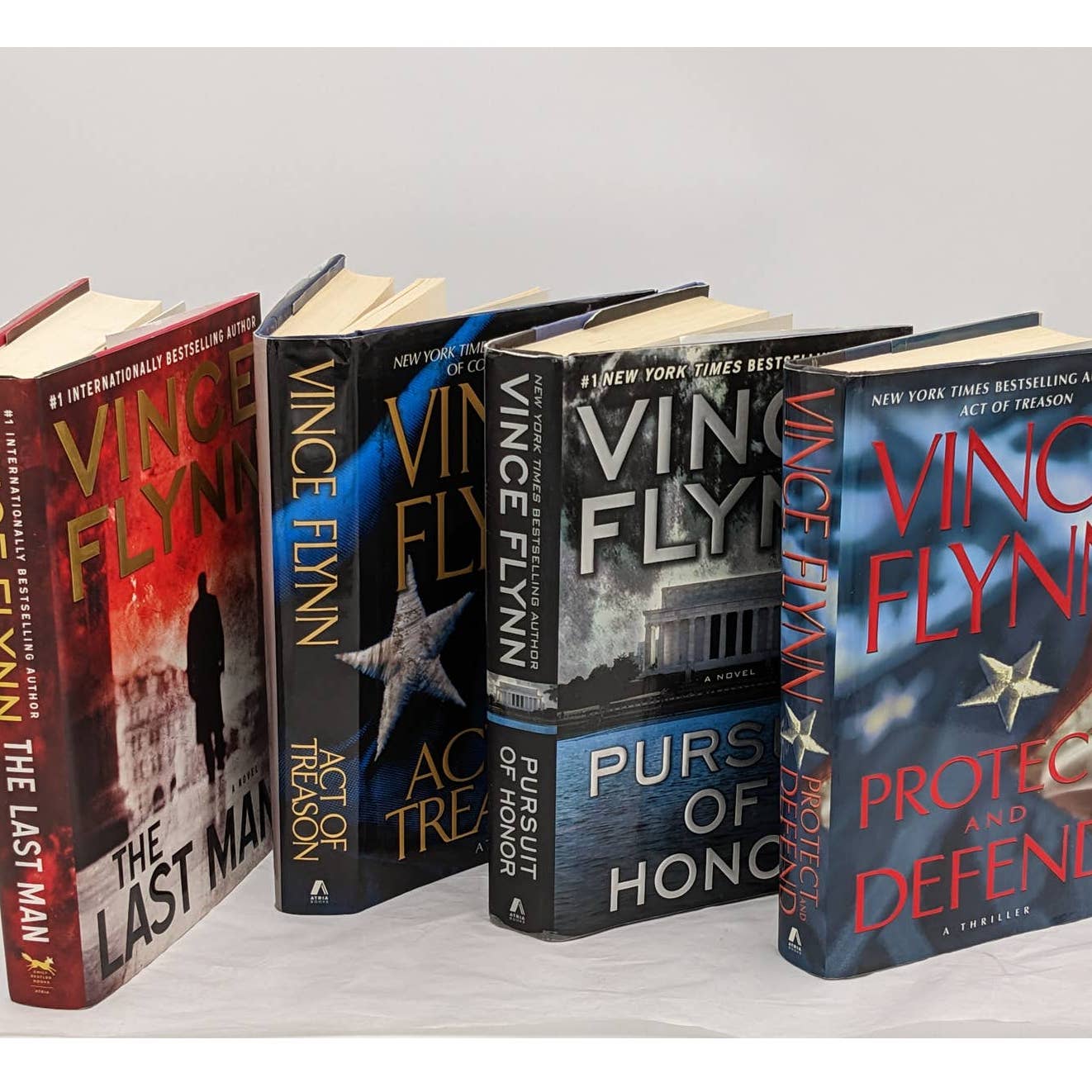 Vince Flynn Book Lot Pursuit Of Honor Last Man Protect Defend Act Of Treason