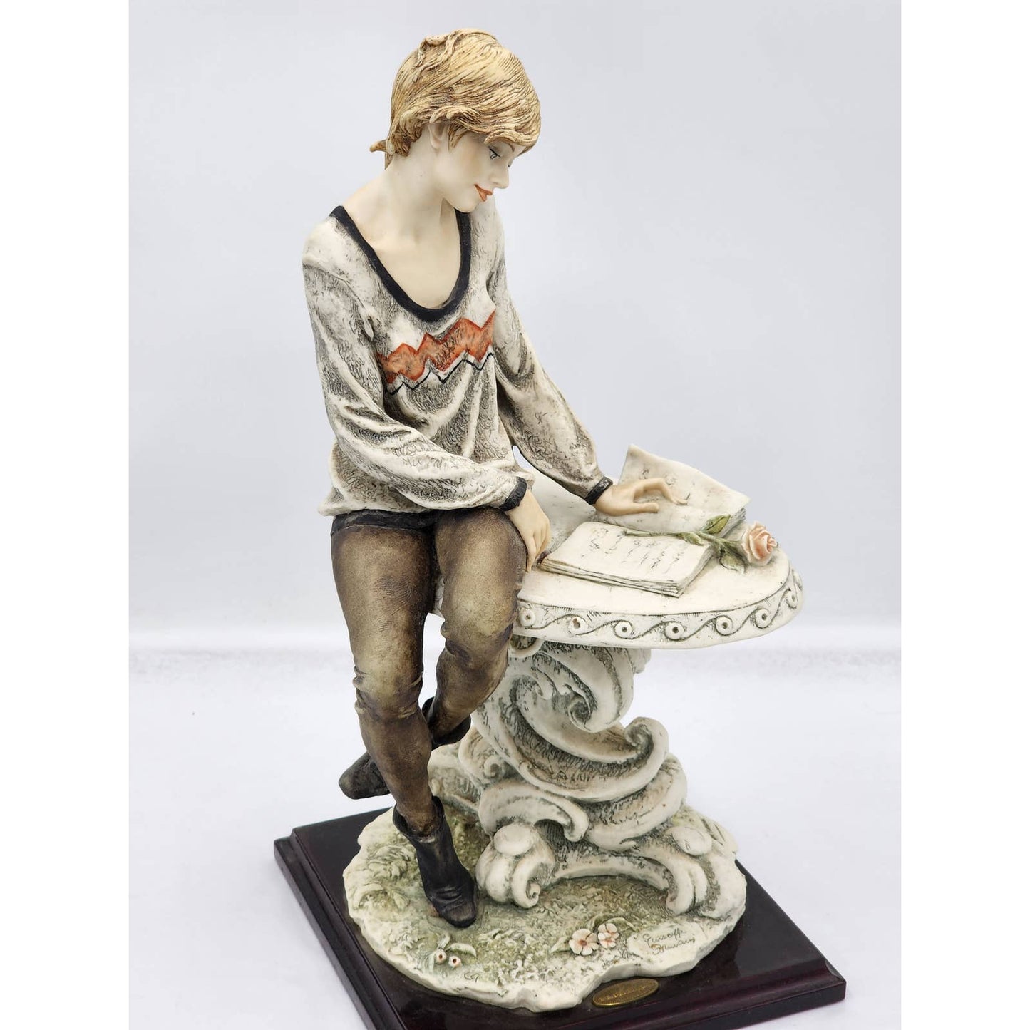 Giuseppe Armani Poetry Sculpture Figurine 0231C Florence Italy In Love Romantic