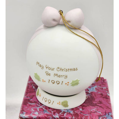 Precious Moments Ornament 526940 May Your Christmas Be Merry Vintage W/Box Tags
