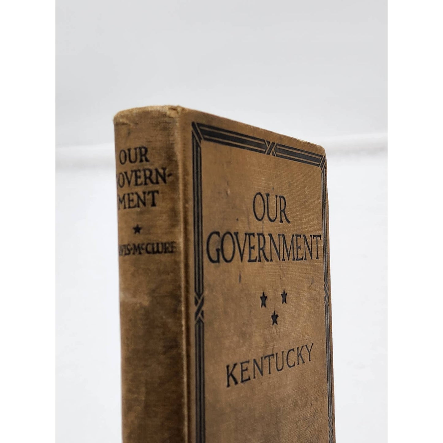 Our Government Kentucky A Textbook Of Civics By Sheldon Davis Antiquarian 1922