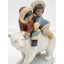 Lladro Figurine Eskimo Rider 2270 Inuit Children Riding Polar Bear Winter Retire