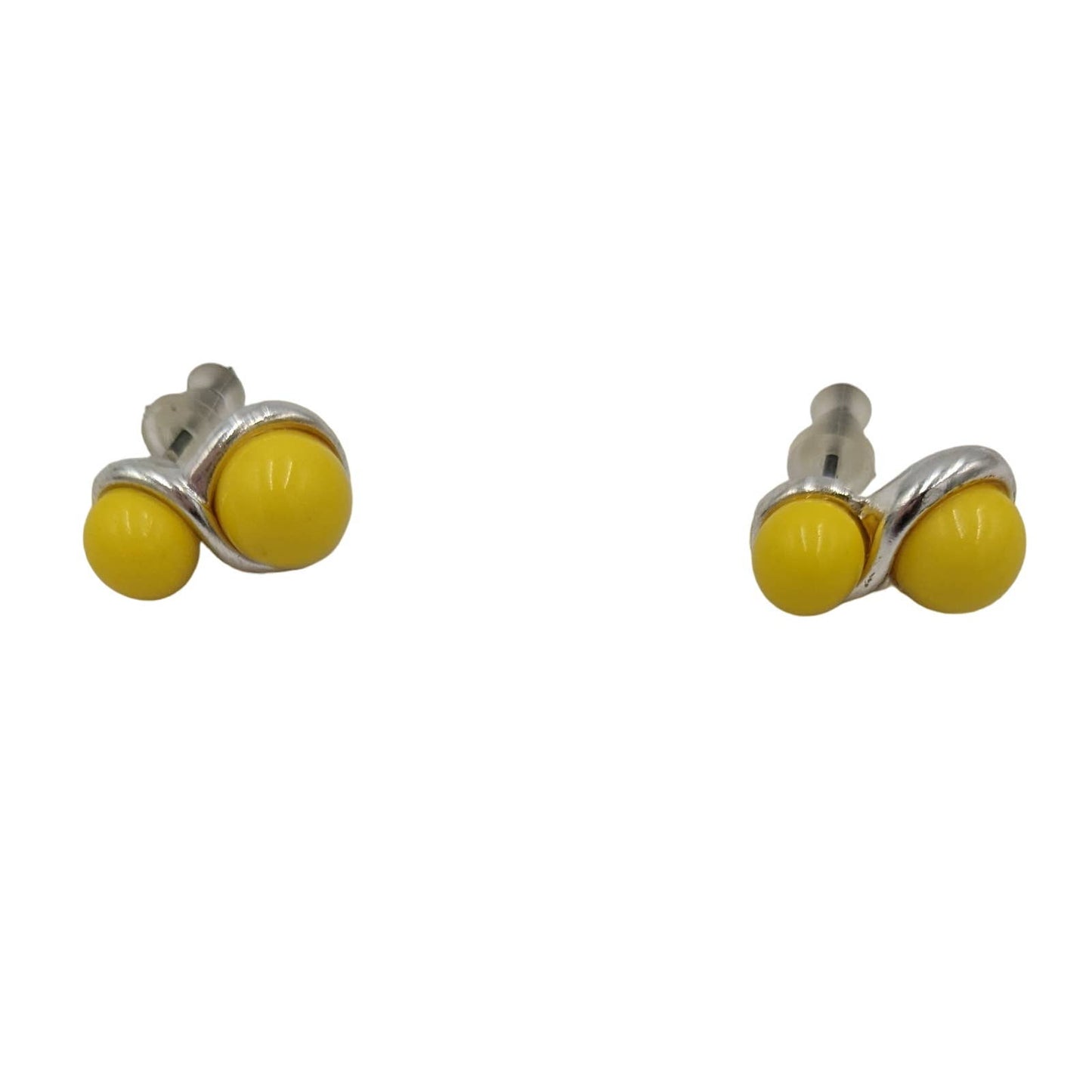 Yellow Stud Earrings For Women Classy Cute Set Fashion Jewelry