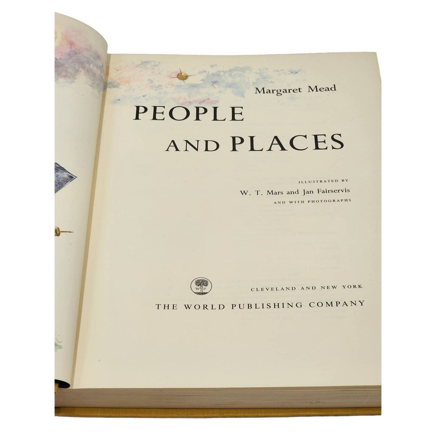 People And Places By Margaret Mead Illustrated Cultures Round World Vintage 1959