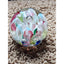 Beautiful Lampwork Paperweight Flower Bubble Art Glass Vintage Home Office Decor