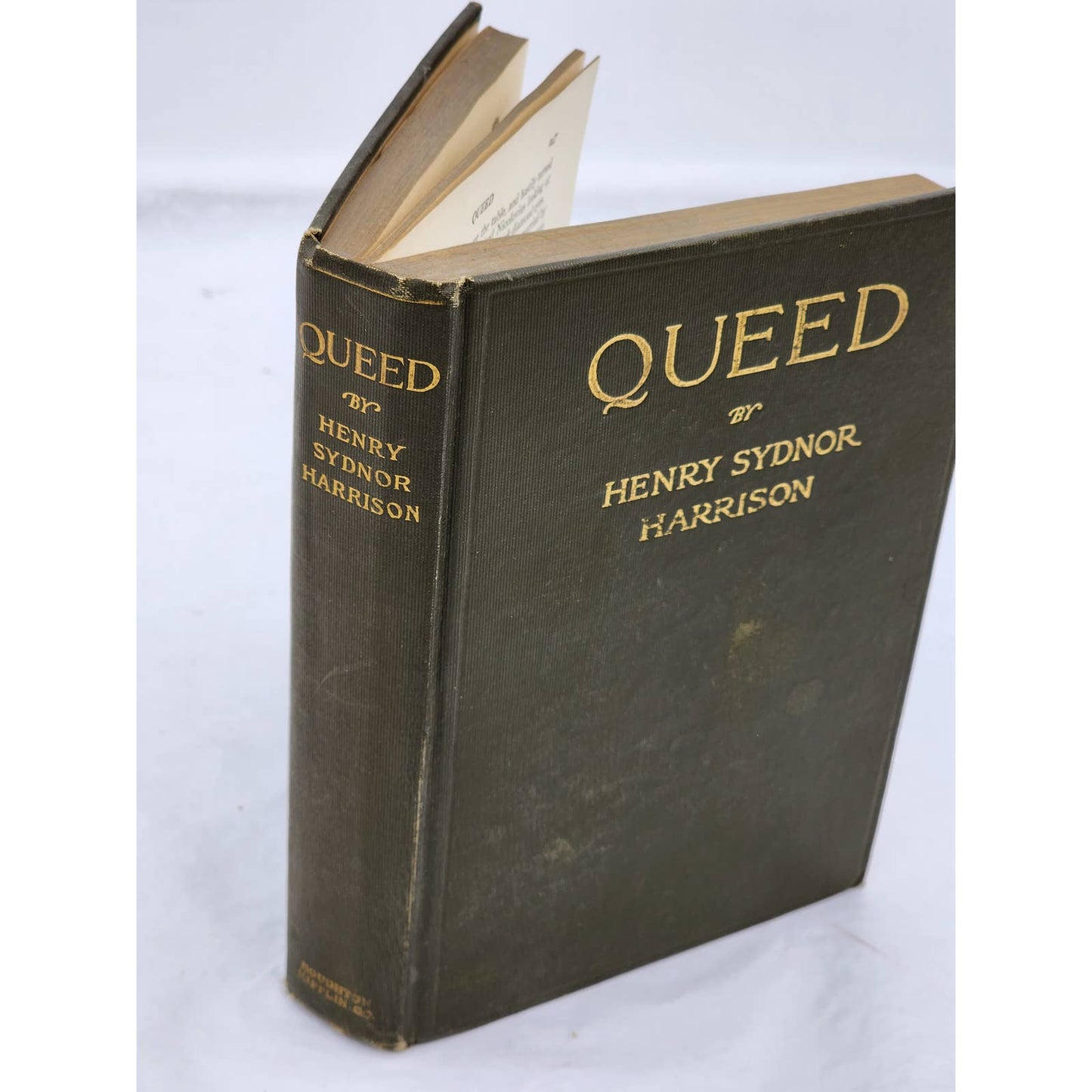 Queed By Henry Sydnor Harrison 8th Impression Antiquarian 1911