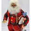 Vintage Christmas Santa Figurine Painter Palette Toys Reindeer Handcrafted 18"