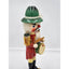 Nutcracker Drummer Vintage Christmas Collectible Decor Green Hat Feather 14"