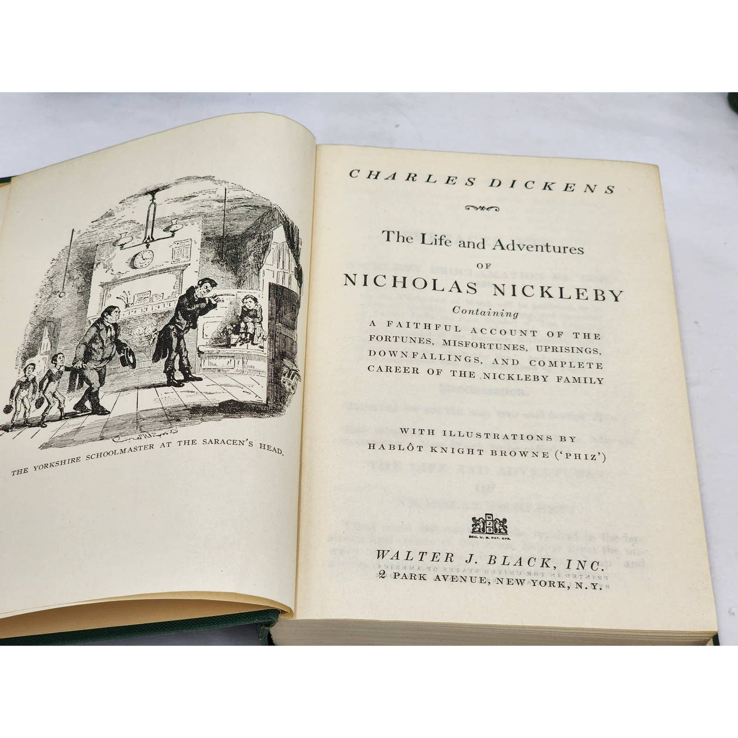 Charles Dickens Books 4 Volumes Walter J. Black Pickwick Dickens Digest Vintage