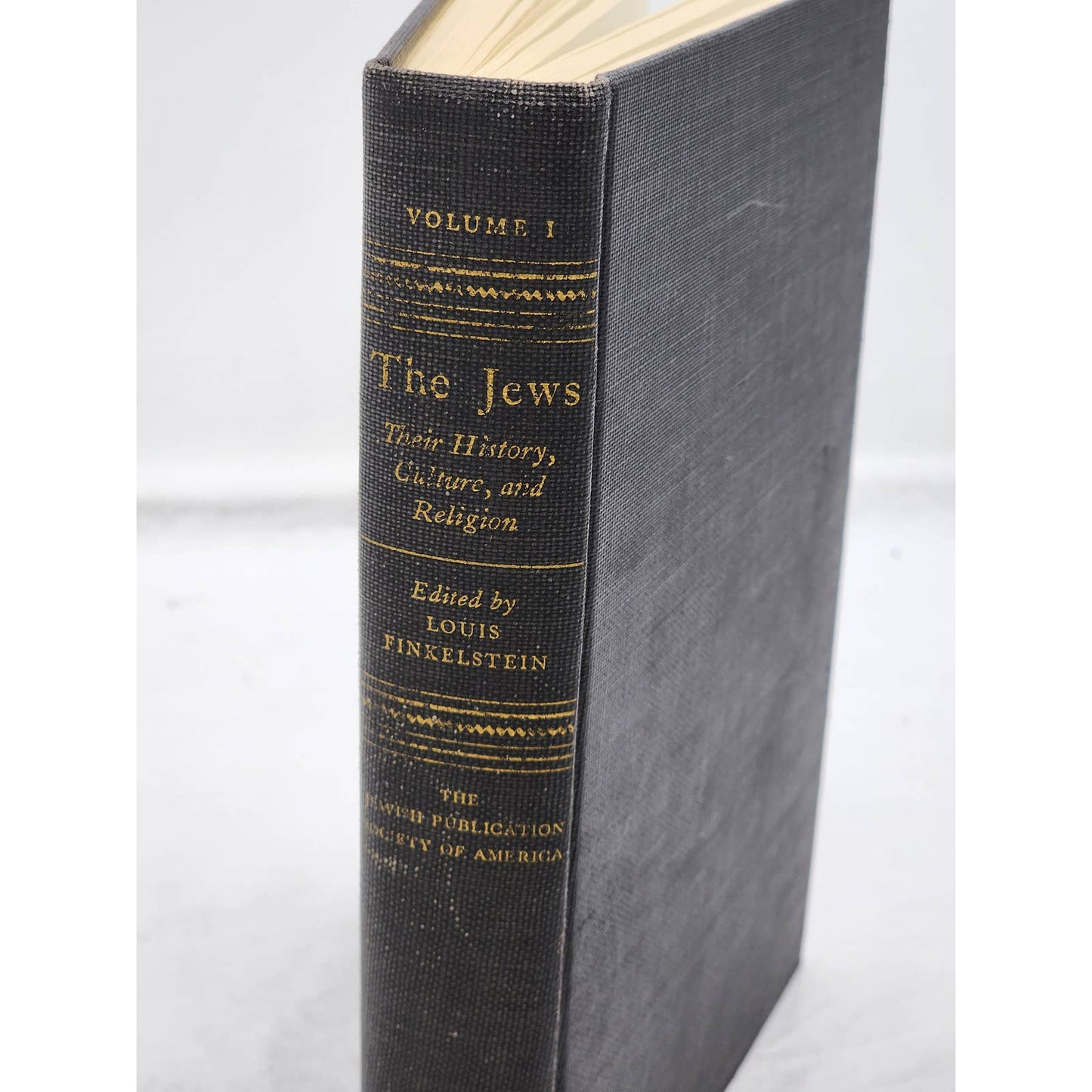 Jews Their History Culture Religion By Louis Finkelstein Volume 1 Vintage 1949