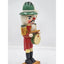 Nutcracker Drummer Vintage Christmas Collectible Decor Green Hat Feather 14"