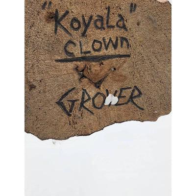 Kachina Hopi Clown Watermelon Signed Grover Native American Koyala HandCarved 9"