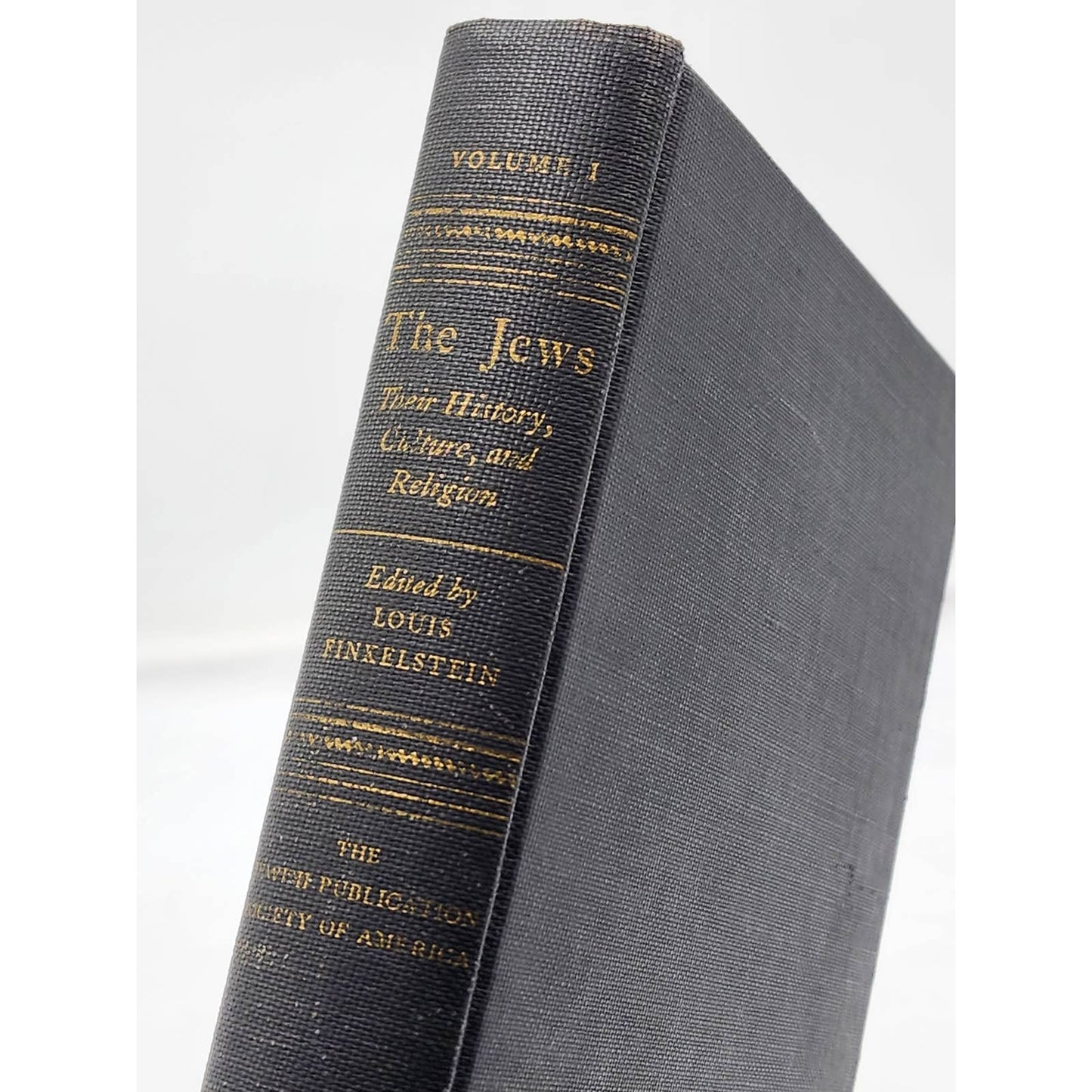 Jews Their History Culture Religion By Louis Finkelstein Volume 1 Vintage 1949