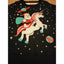 Tipsy Elves Ugly Christmas Sweater Large Santa Riding Unicorn Space Funny Humor