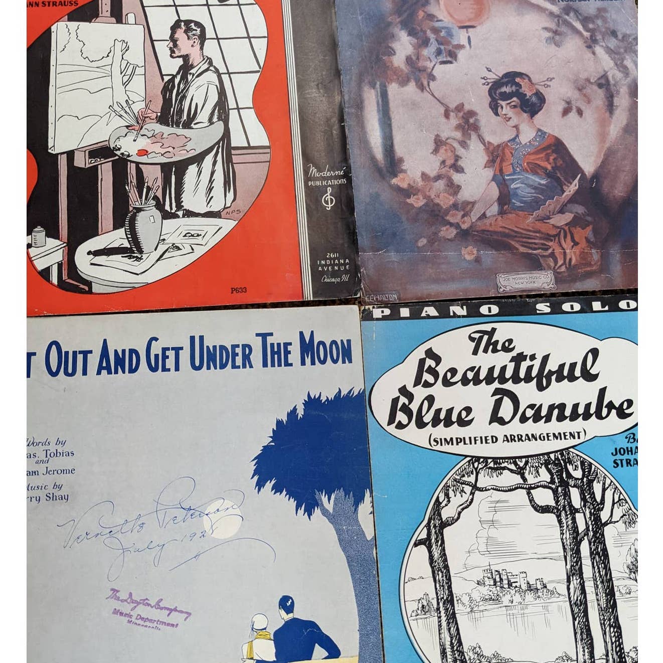 Vintage 1940s Sheet Music Lot of 7 Why did you say goodbye