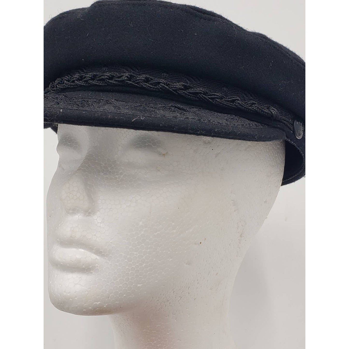 Authentic Greek Fishermans Cap, Grecian Look -85% Wool, 15% Nylon- Size 58-7 1/4