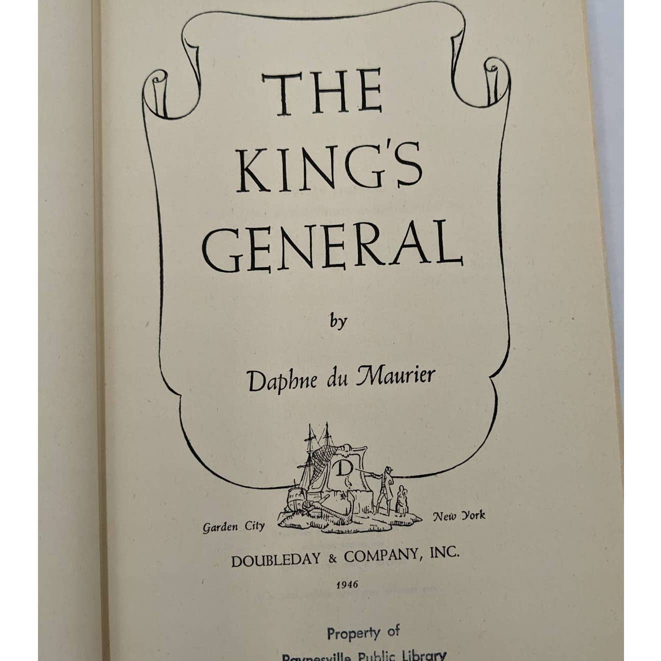 The Kings General By Daphne Du Maurier Vintage 1946