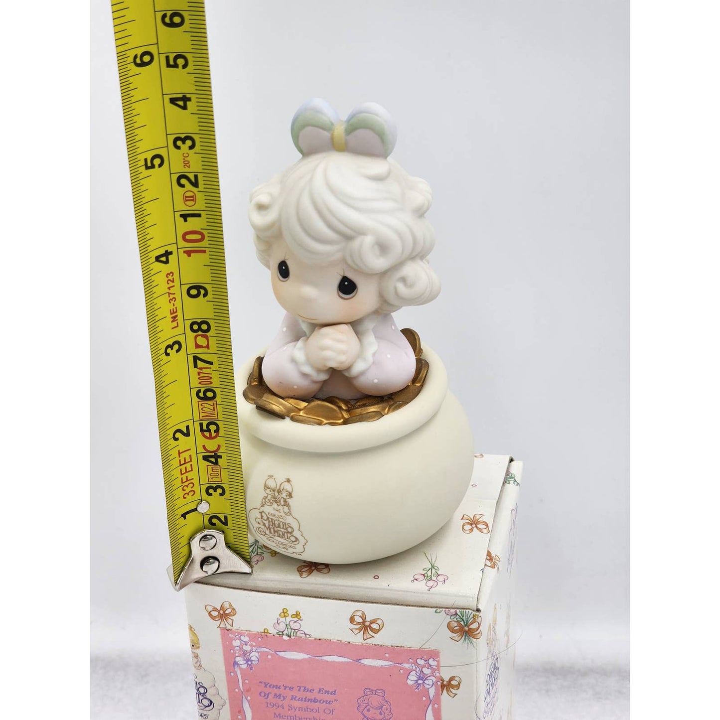 Precious Moments Figurine You're The End Of My Rainbow 1994 Vintage W/Box Tags