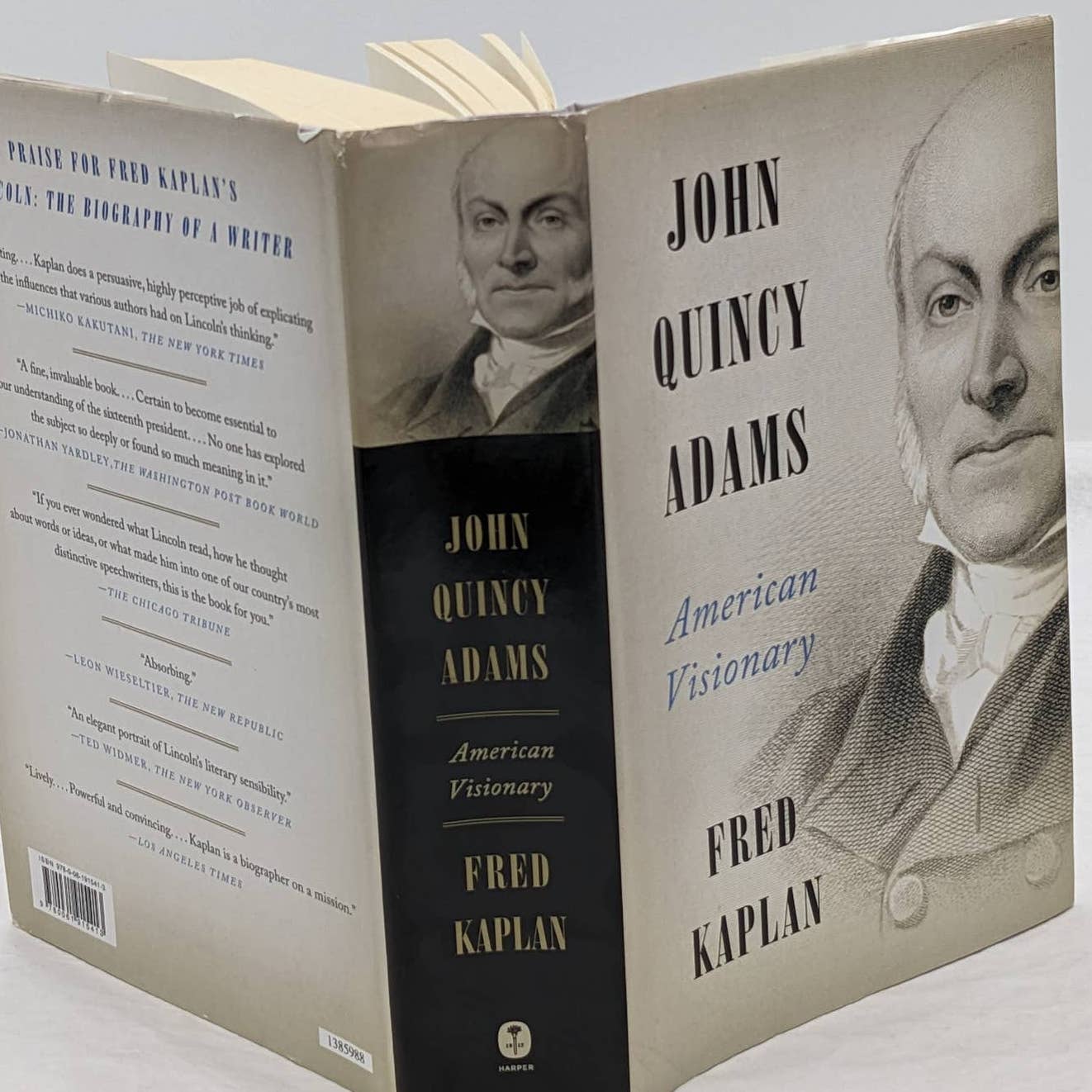 John Quincy Adams American Visionary By Fred Kaplan Book Club First Edition