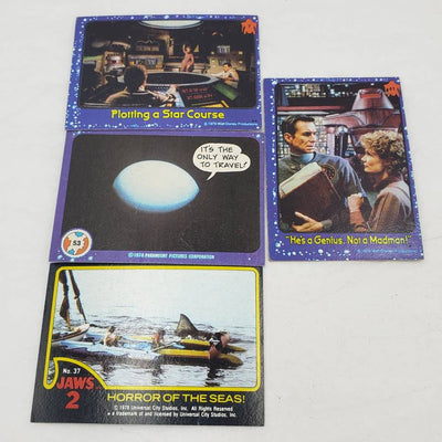 Vintage Walt Disney Trading Cards 1978-1979 Jaws 2, Mork Mindy,  Black Hole