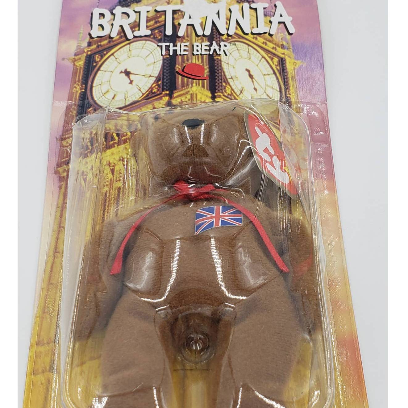 Ty McDonalds Beanie Britannia the Bear - New in Box