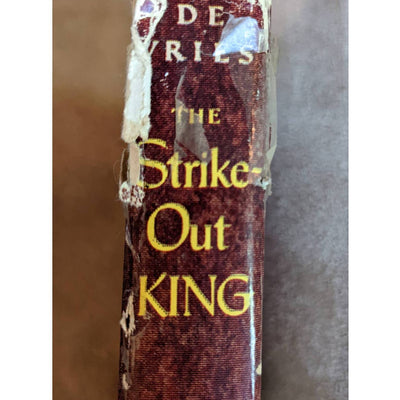 1948 The Strike-Out By King Julian De Vries Falcon Books Baseball